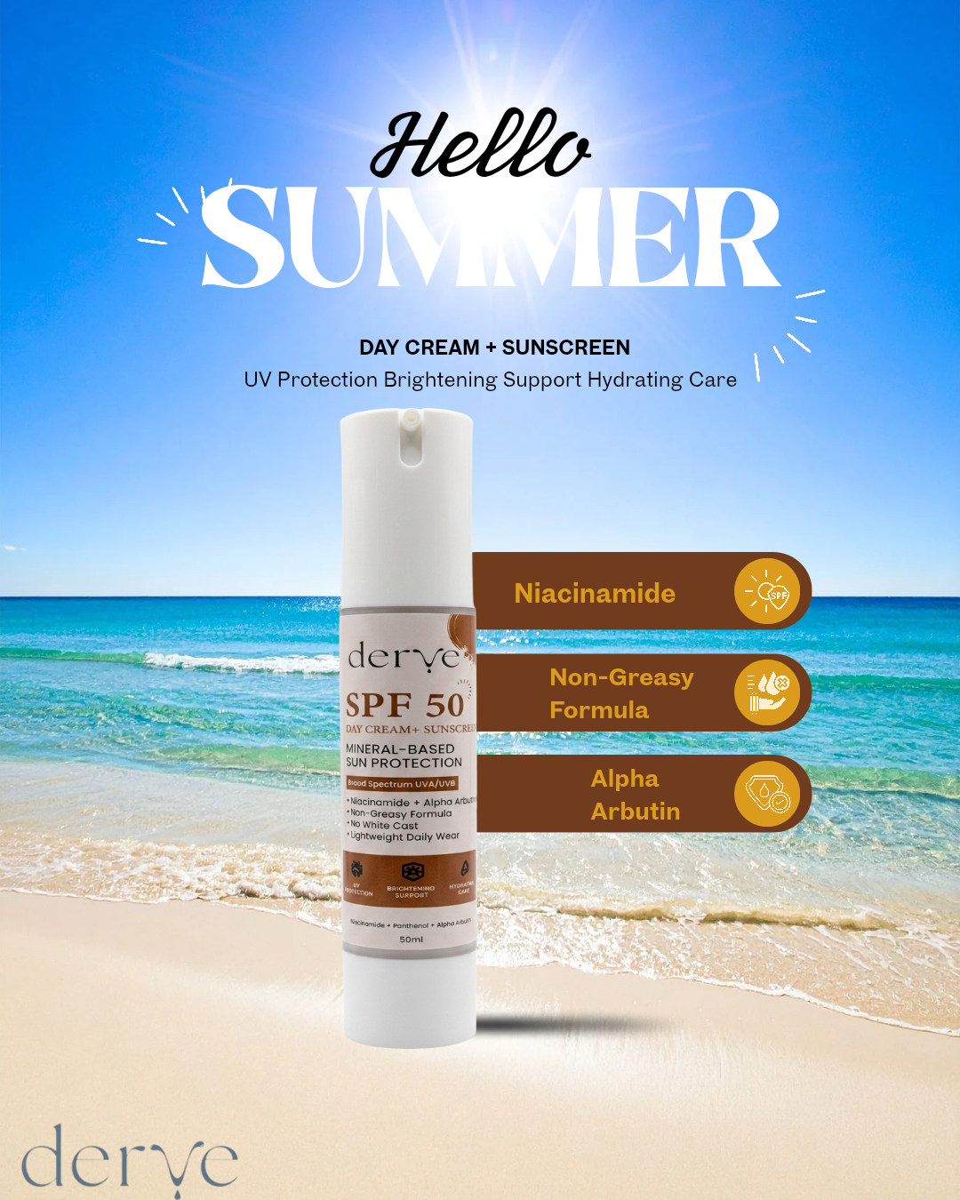 SPF 50 Day Cream + Sunscreen